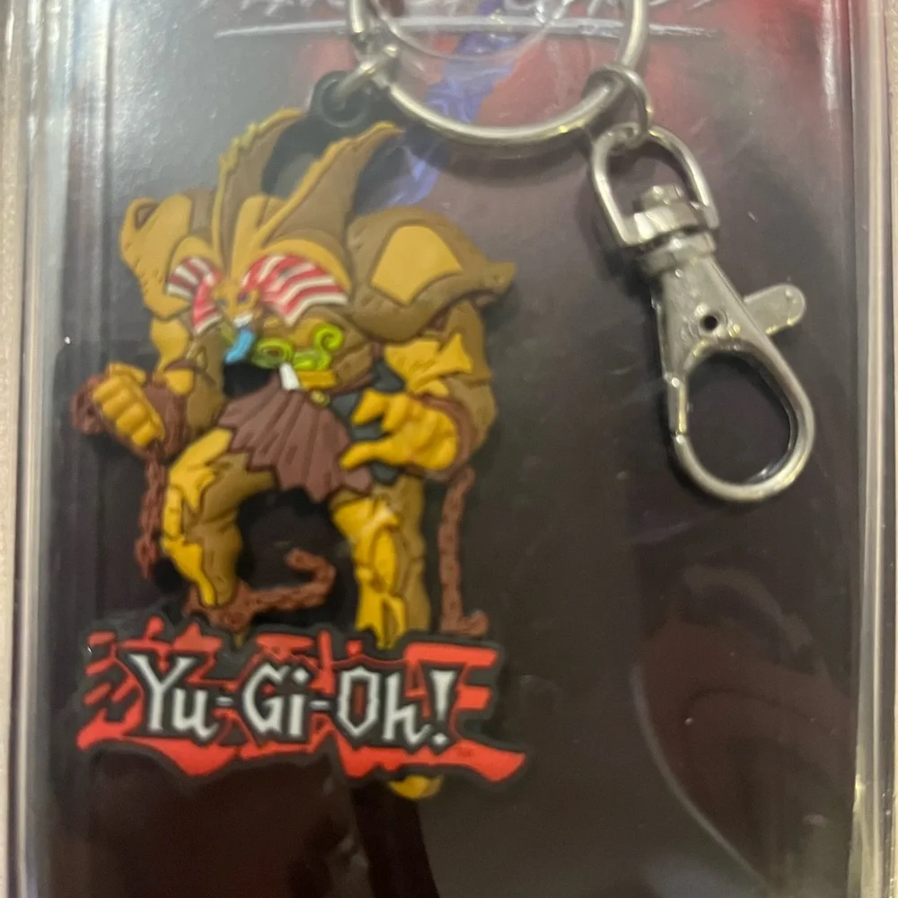Yu-Gi-Oh! Keychain with Clip‎ - Black and Red